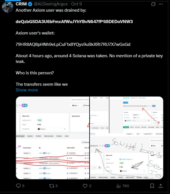 Transaction detail for victim 4